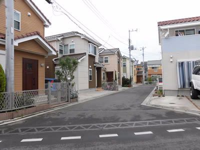 当社工事の住宅街